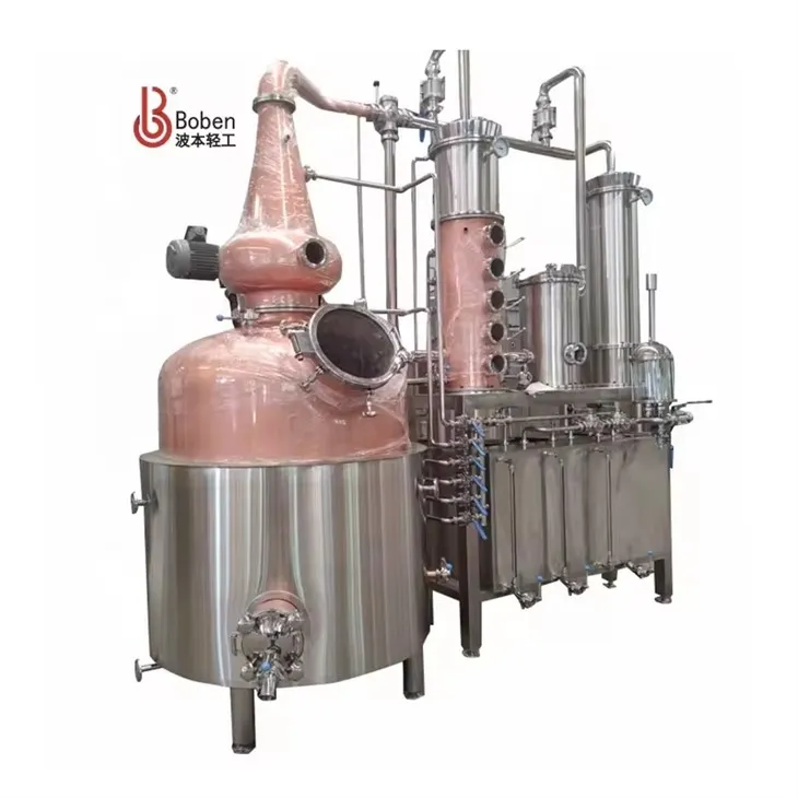 কলাম রিফ্লাক্স স্টিল হুইস্কি ডিস্টিলারি সরঞ্জাম