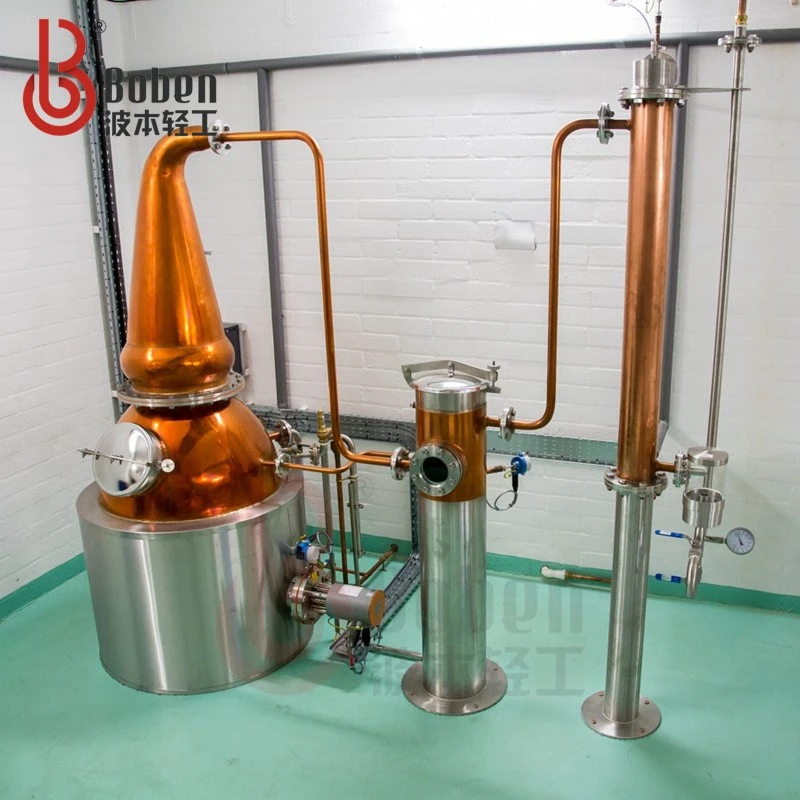 120L Gin Still With Basket And Rectifier Steam Powered