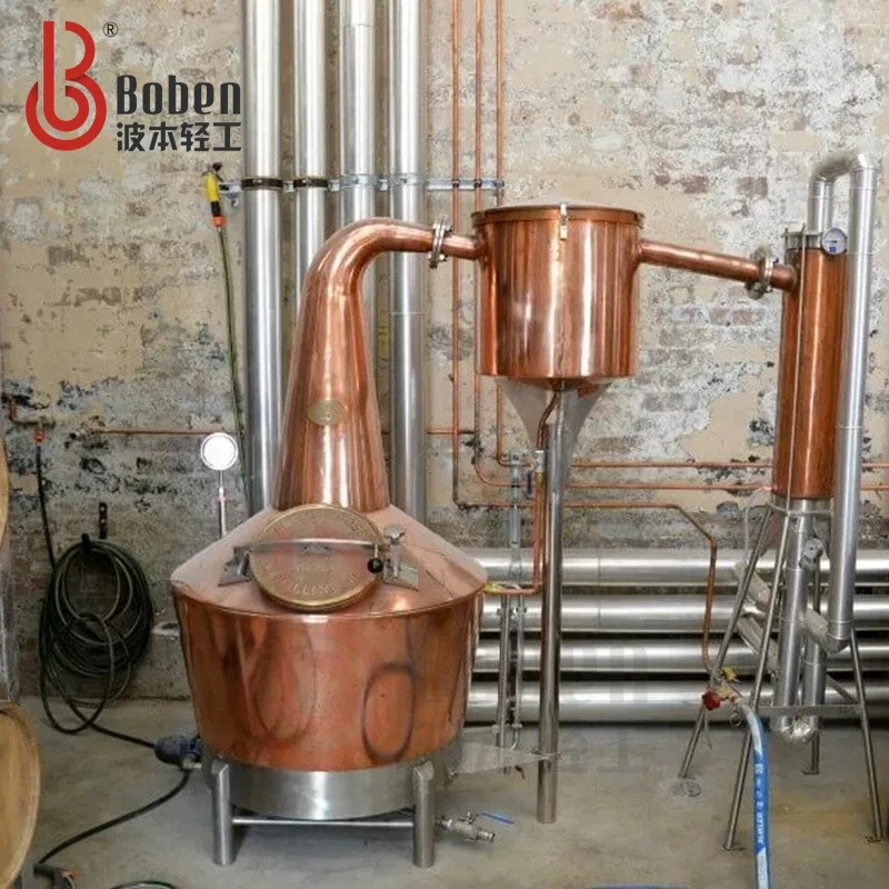 120L Gin Still With Basket And Rectifier Steam Powered